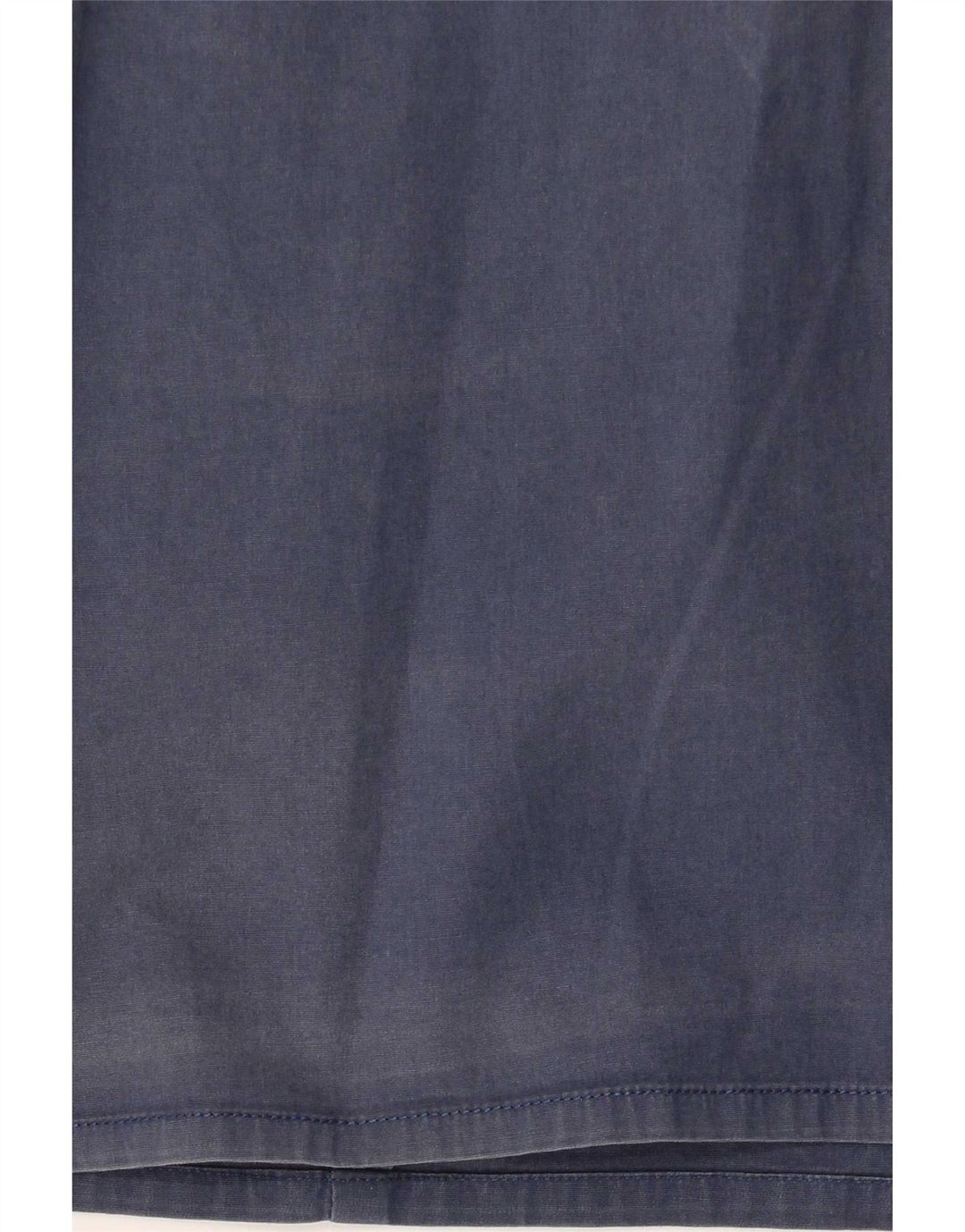 Calvin Klein Jeans Herren-Kurzarmhemd aus mittelblauer Baumwolle