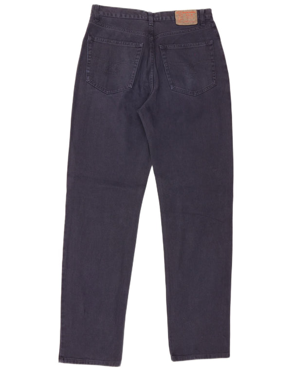Stefanel Herren Straight Jeans IT 48 Medium W34 L34 Marineblau Baumwolle