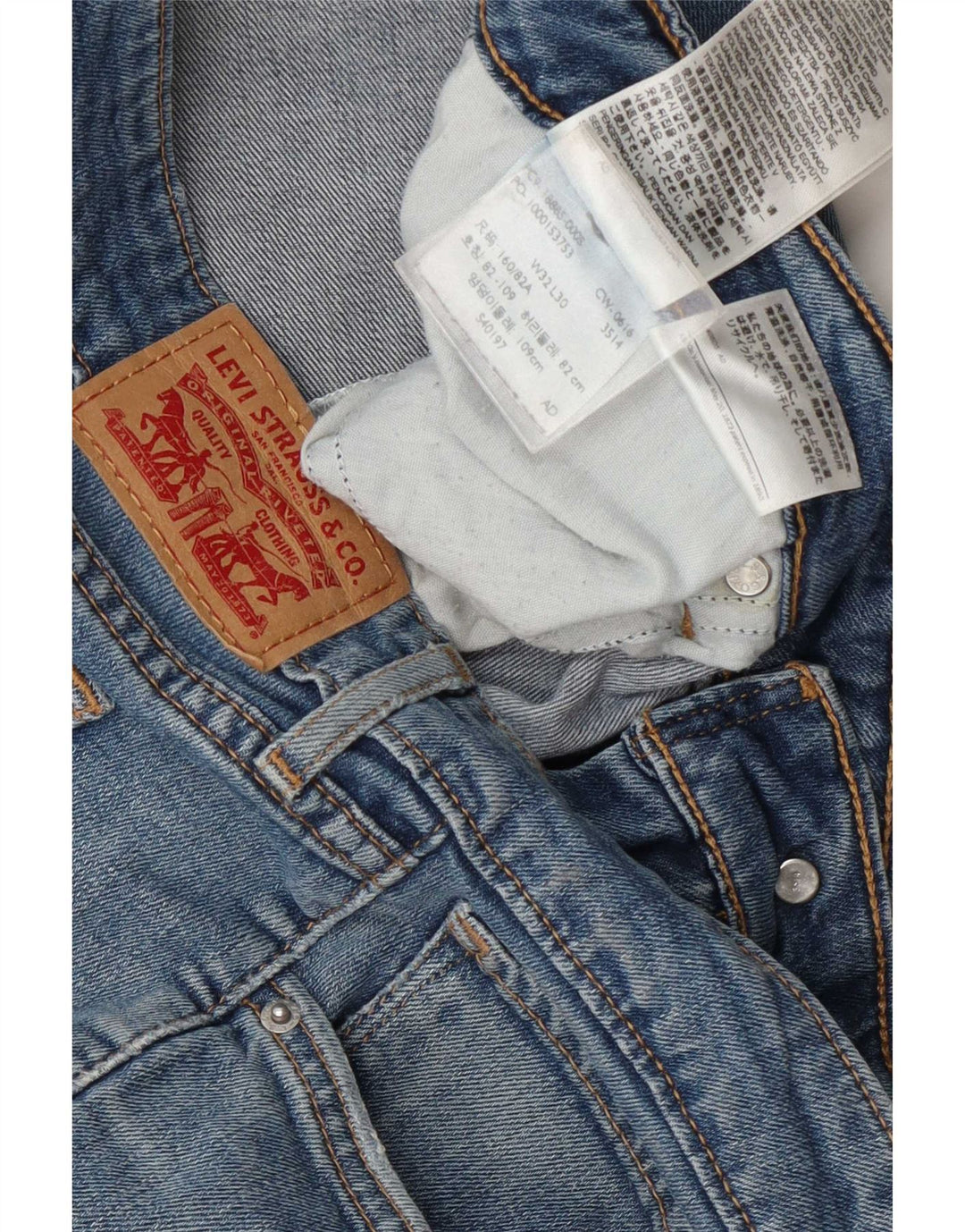 Levi's Damen 715 Bootcut Jeans W32 L30 Blaue Baumwolle
