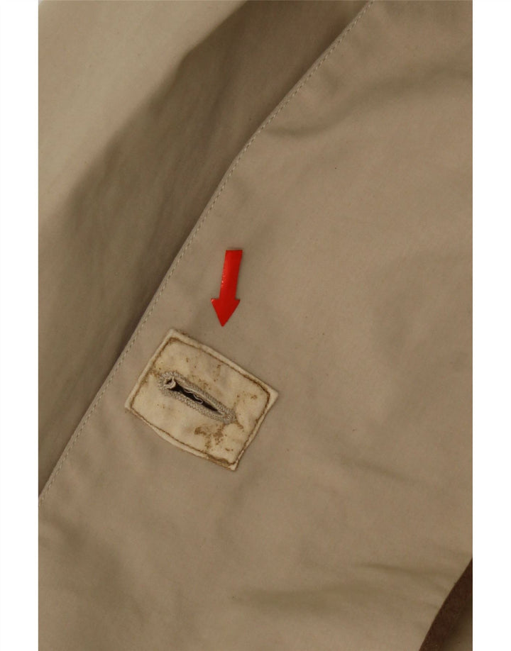 Belfe Herrenmantel UK 42 XL Beige Baumwolle