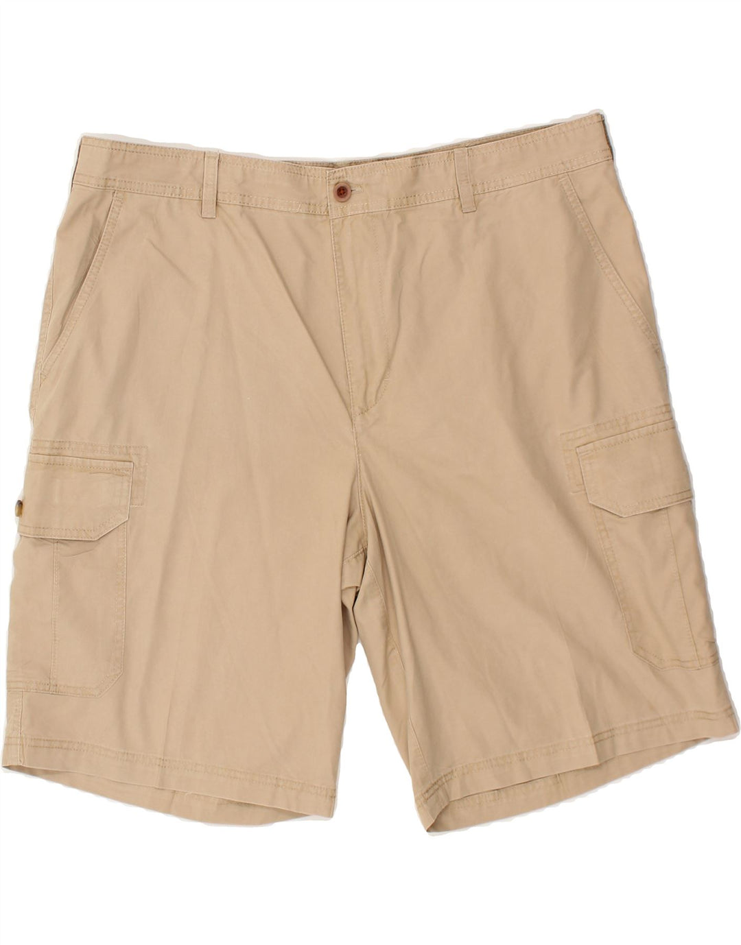 IZOD Mens Cargo Shorts W40 XL Beige Cotton Vintage Izod and Second-Hand Izod from Messina Hembry 