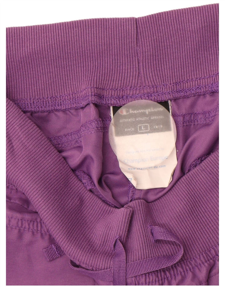 CHAMPION Damen-Trainingshose, UK 14, Größe L, Lila, Polyester