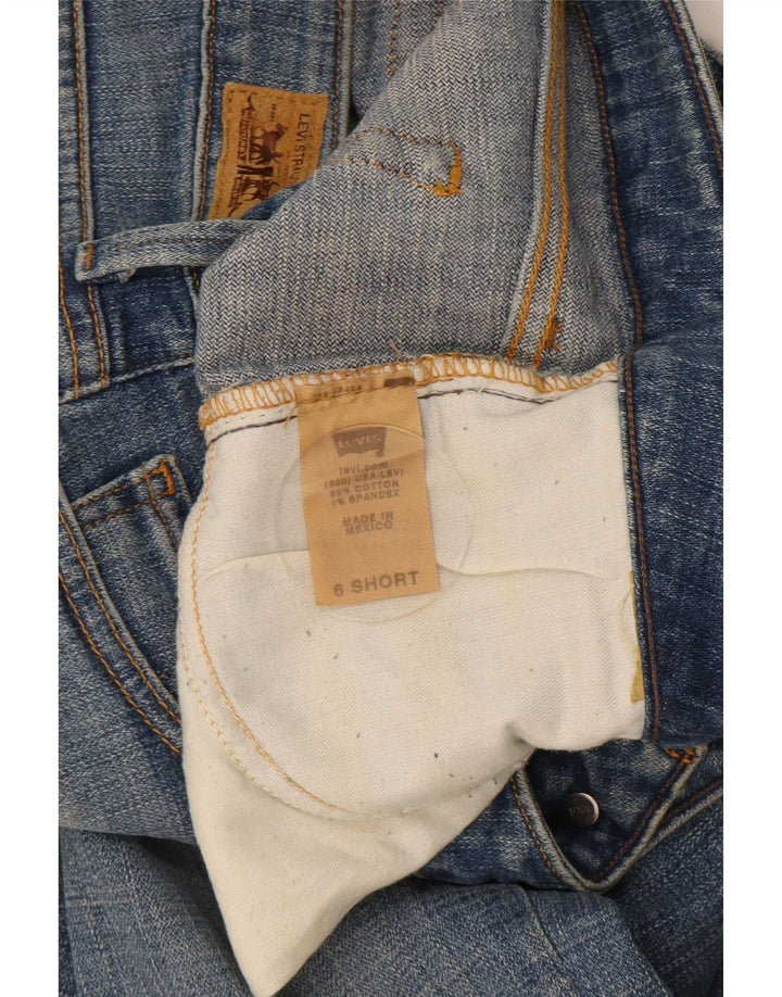 Levi's Damen 346 Bootcut Jeans US 6 Medium W34 L29 Blaue Baumwolle