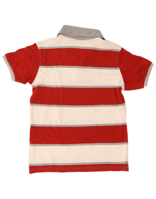 Champion Jungen-Poloshirt mit Grafik, 11–12 Jahre, rot gestreift, Sport
