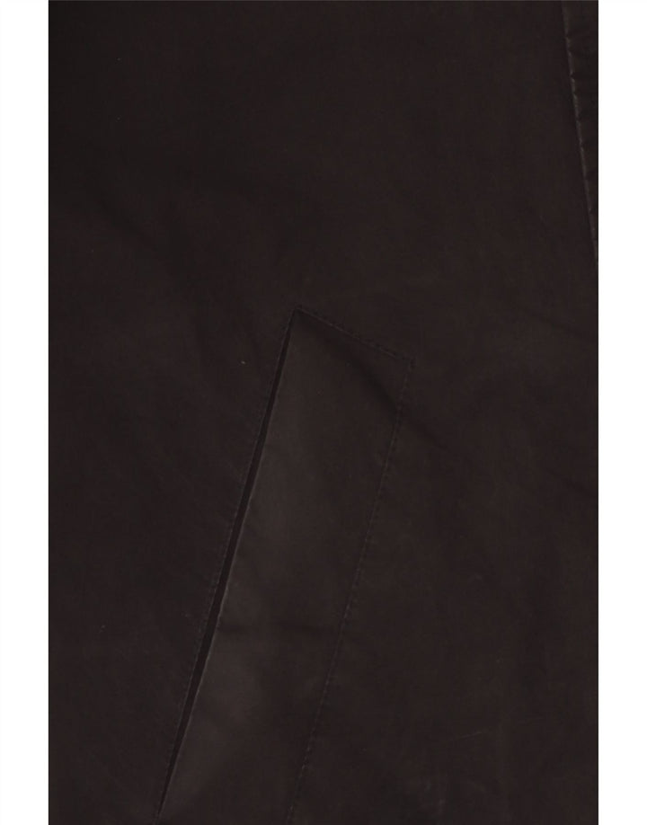 Pretty Green Herrenmantel UK 36 Small Schwarz Polyester