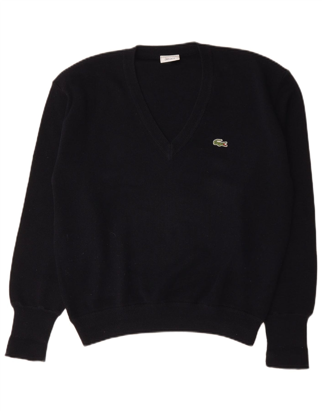 Lacoste Herren-Pullover mit V-Ausschnitt, mittleres Marineblau