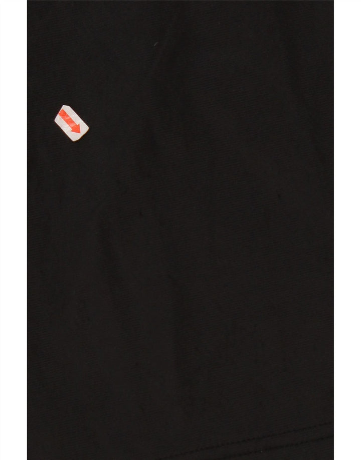 REEBOK Herren-Trainingsanzug-Oberteil, Mittelschwarzes Farbblock-Polyester