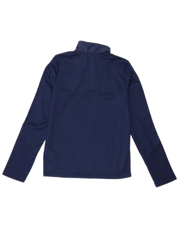 Adidas Jungen Aeroready Zip Neck Pullover Trainingsanzug Top 13–14 Jahre Marineblau