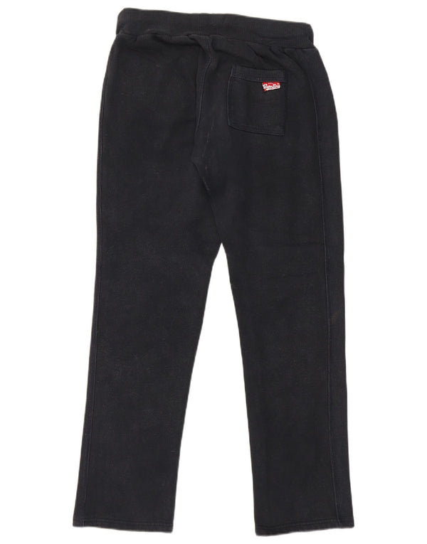 Superdry Damen-Trainingshose mit Grafik, UK 14, mittelschwarz, Baumwolle