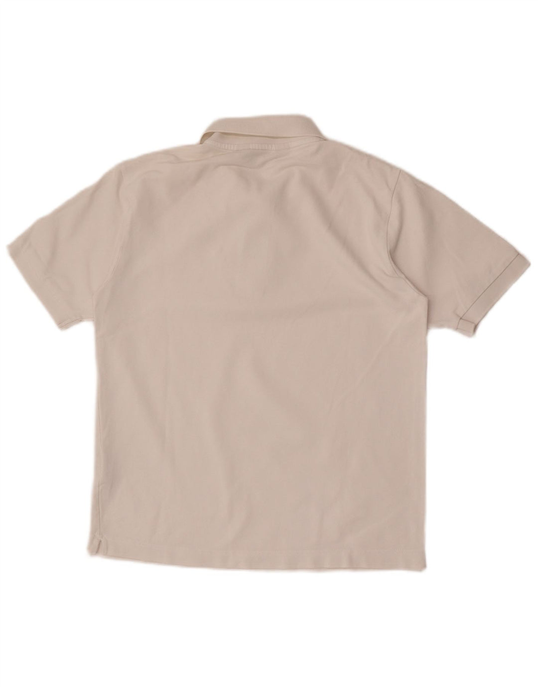 Kappa Herren-Poloshirt, Größe S, weiße Baumwolle