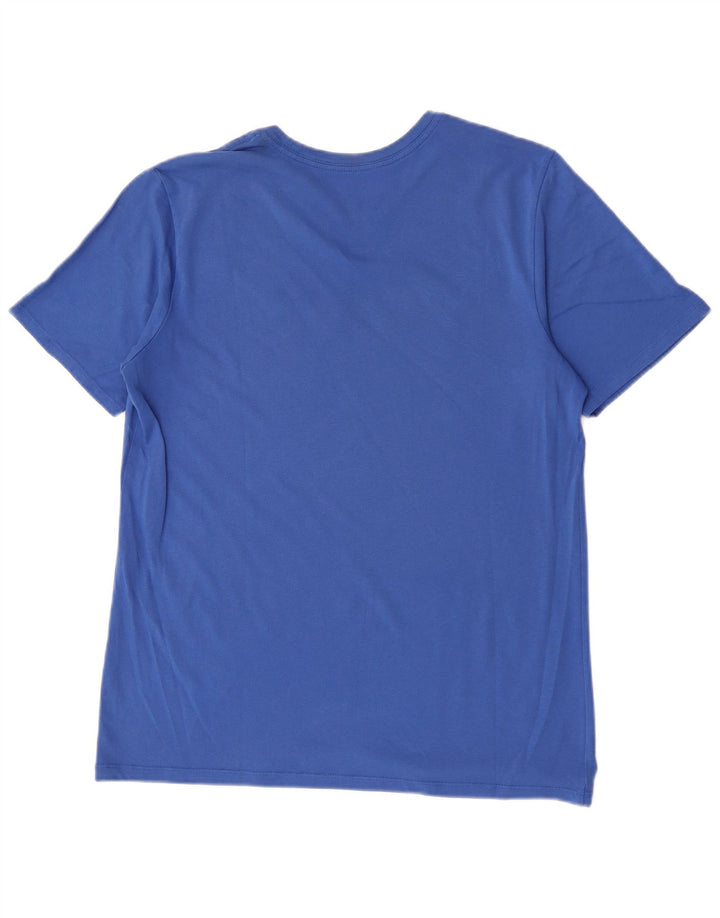 Nike Herren-T-Shirt mit sportlichem Schnitt und Grafik, Größe L, Blau