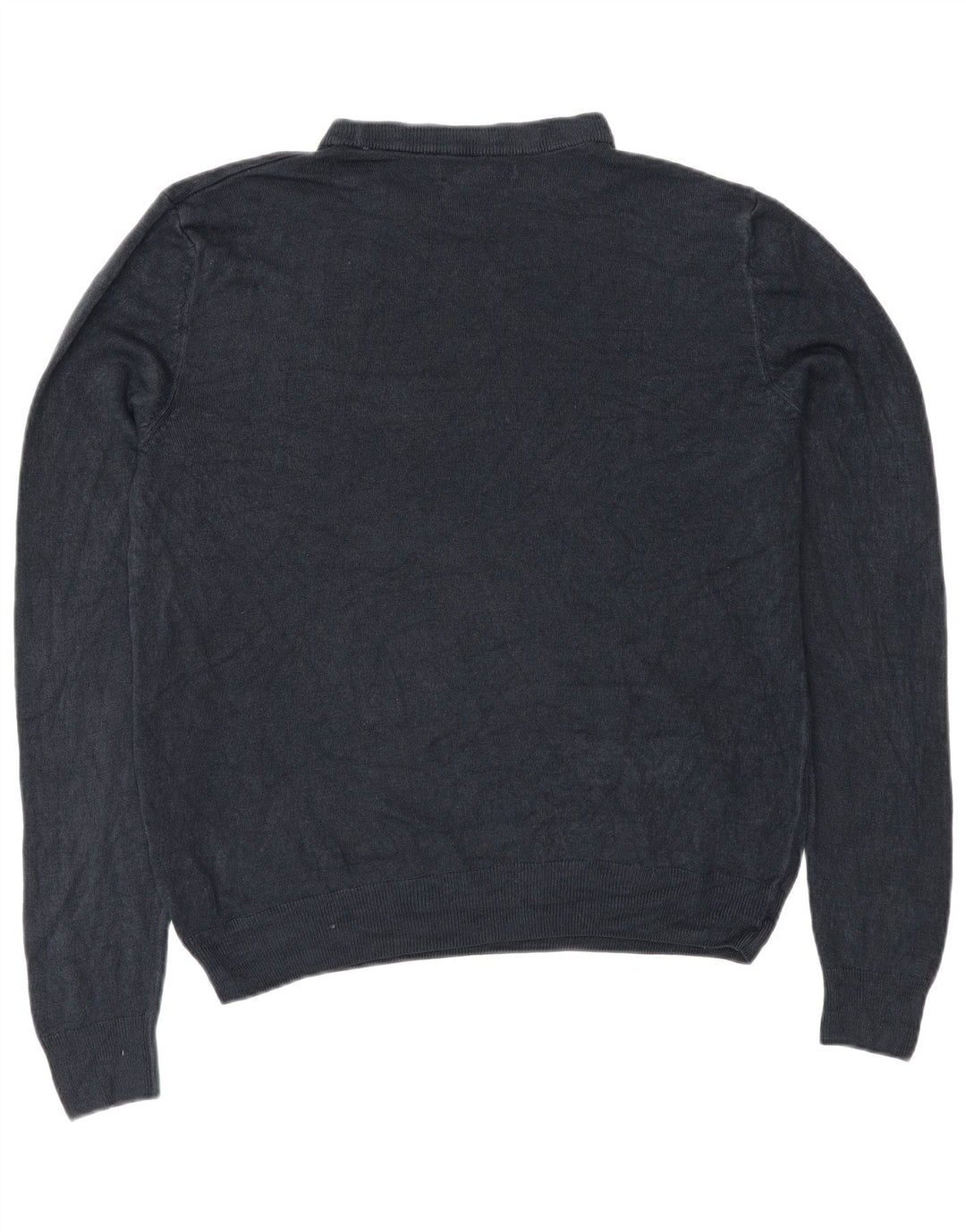 Marks & Spencer Herren-Pullover mit Rundhalsausschnitt, groß, Marineblau, Acryl