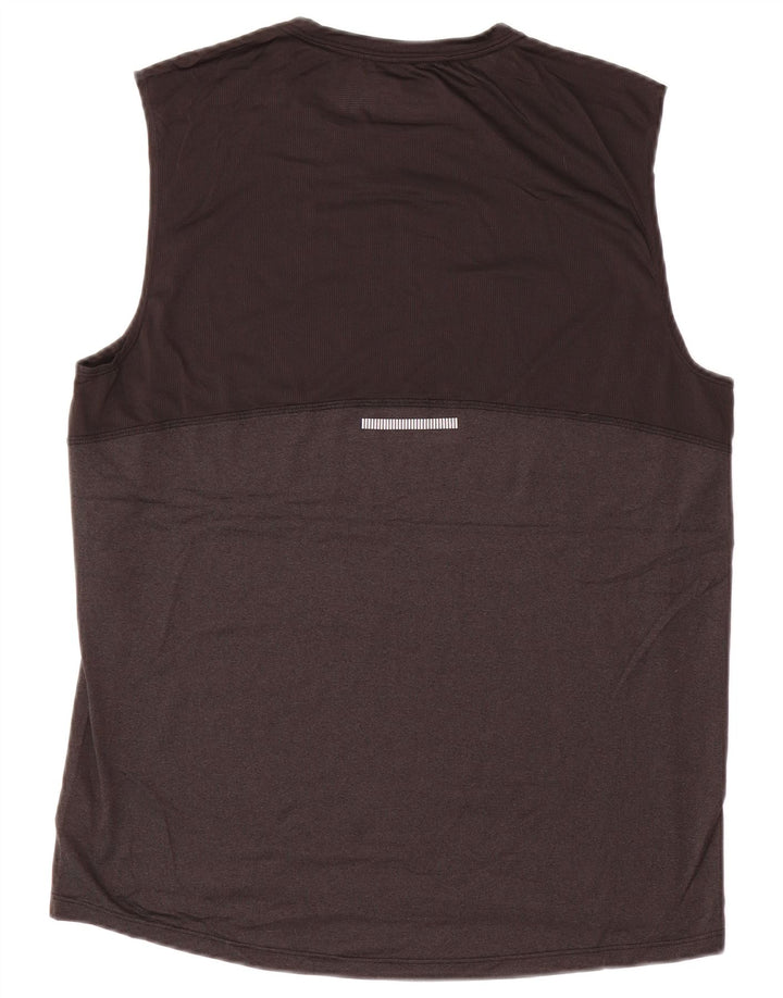 RUSSELL ATHLETIC Herren Dri-Power Weste Top UK 38/40 Mittelgraues Polyester