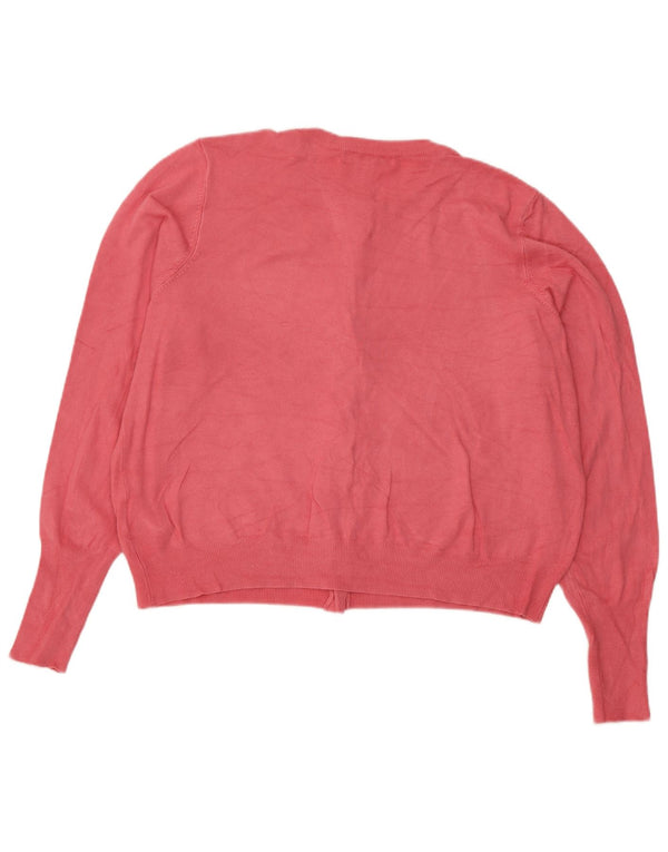 Marks & Spencer Womens Bolero Jumper UK 18 XL Pink Viscose