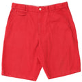 Marks & Spencer Herren-Chinoshorts, W34, Größe L, Rot, Baumwolle