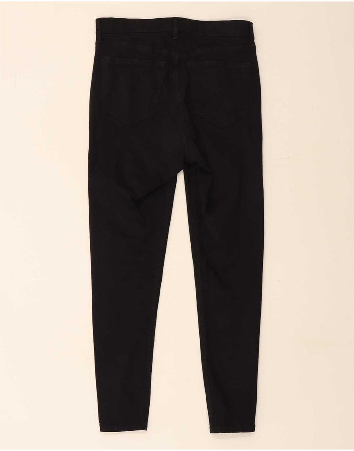 Topshop Damen Skinny Jeans W30 L32 Schwarz Polyester
