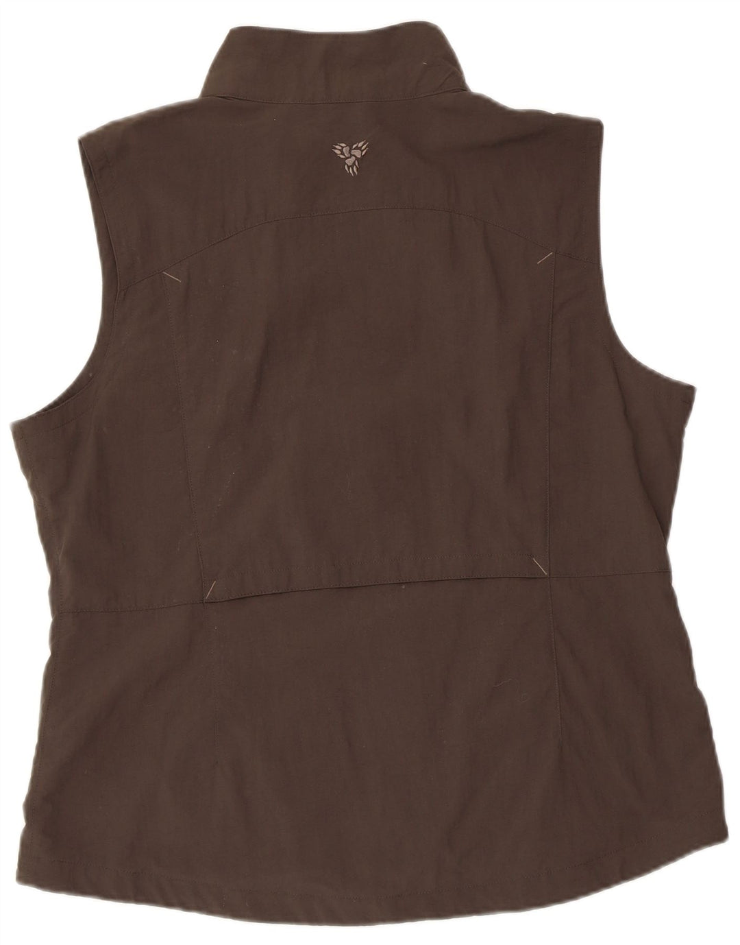 JACK WOLFSKIN Damen ärmellose Trainingsoberjacke UK 18/20 XL Grau