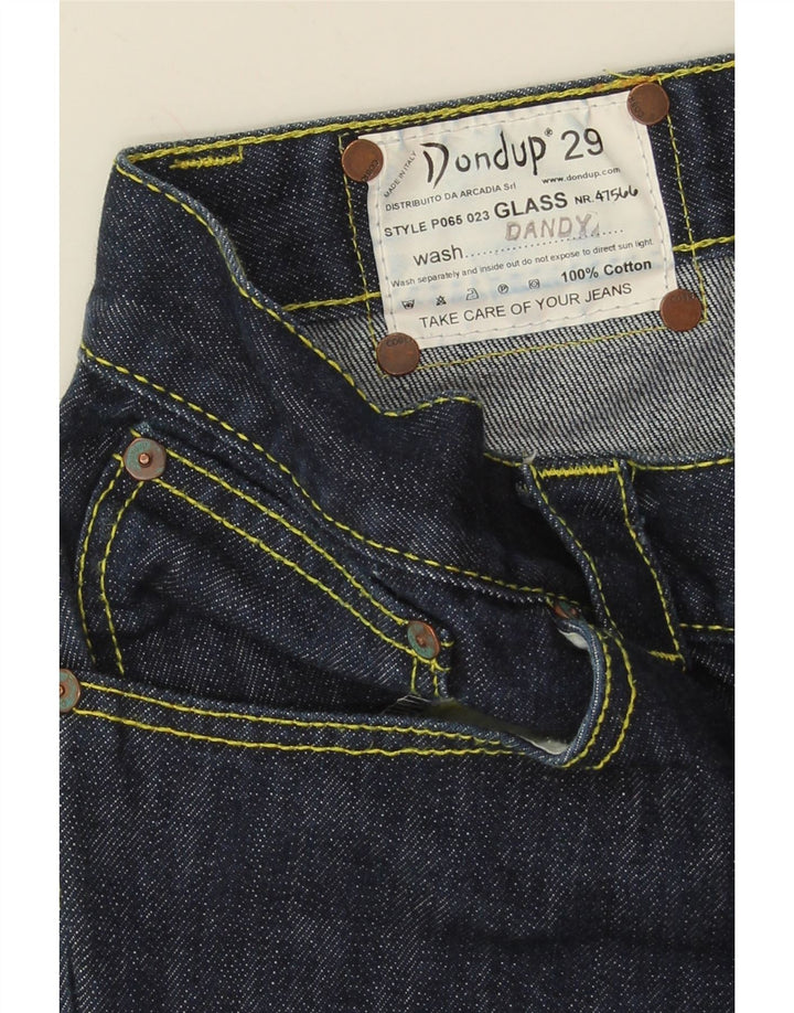 DONDUP Womens Straight Jeans W29 L28 Navy Blue Cotton Vintage Dondup and Second-Hand Dondup from Messina Hembry 