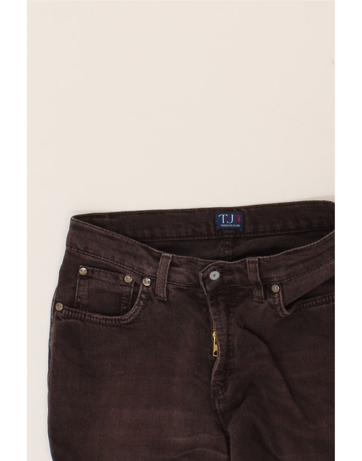 TRUSSARDI Womens Straight Jeans W27 L30 Brown Cotton Vintage Trussardi and Second-Hand Trussardi from Messina Hembry 