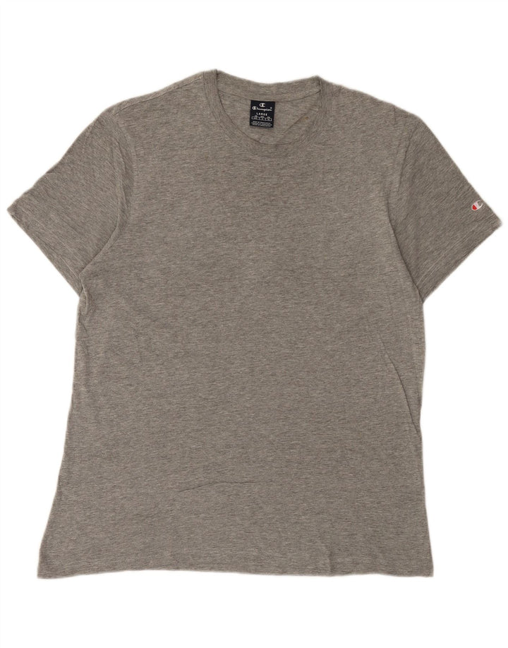 Champion Herren T-Shirt Top Large Grau meliert