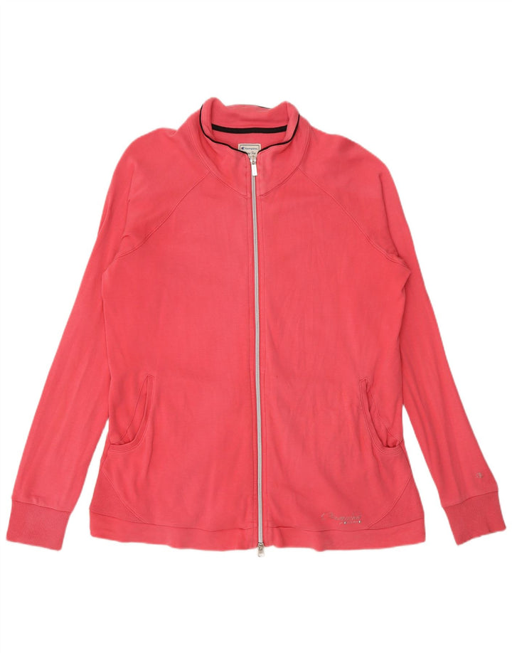 Champion Damen Easy Fit Trainingsanzug-Oberjacke UK 14 Mittelrosa