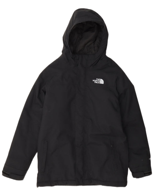 The North Face wattierte Jungenjacke mit Kapuze, 14–15 Jahre, XL, marineblaues Nylon