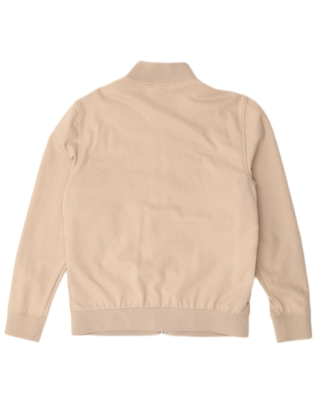 Reiss gepolsterte Herren-Trainingsanzugoberjacke aus Baumwolle in Mittelbeige