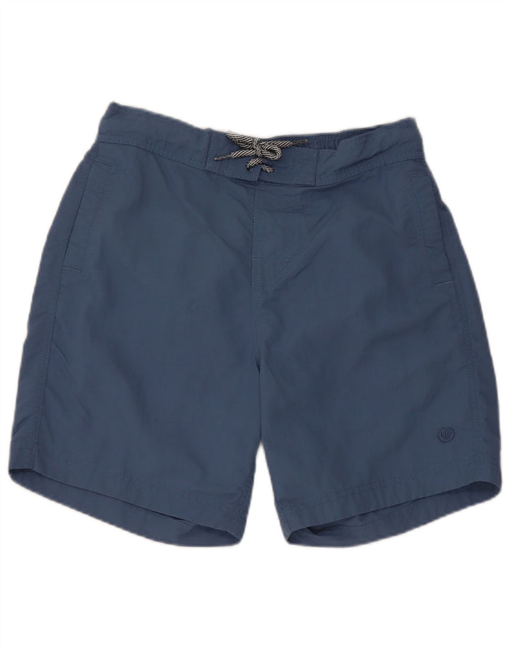 Fat Face Herren-Badeshorts, mittelgroß, marineblaues Nylon
