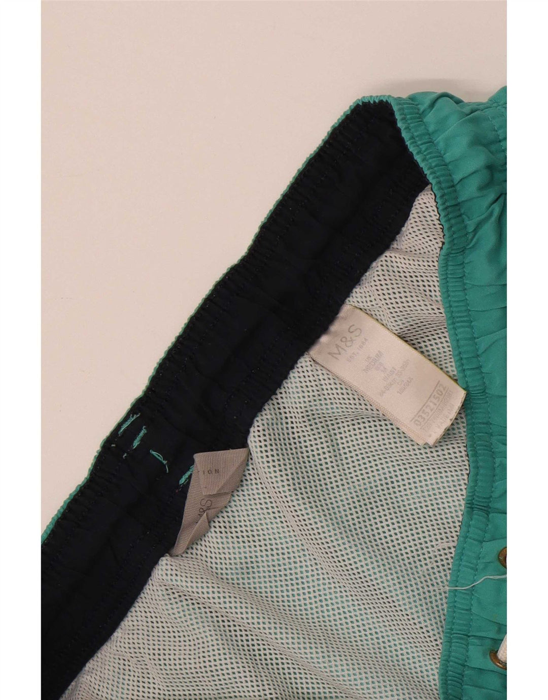 Marks & Spencer Herren-Badeshorts aus mittelgrünem Polyester