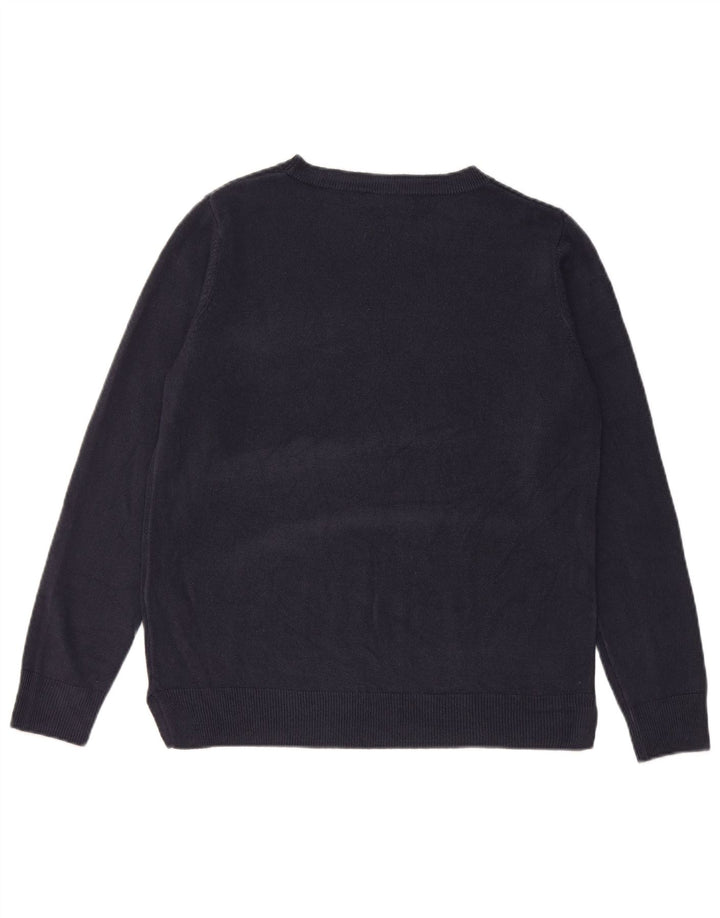 Marks & Spencer Damen-Pullover mit U-Boot-Ausschnitt, Gr. 14, mittleres Marineblau