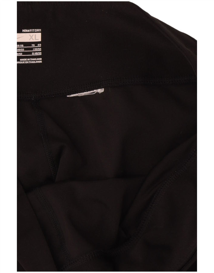 Nike Damen Capri-Leggings UK 20/22 XL Schwarz