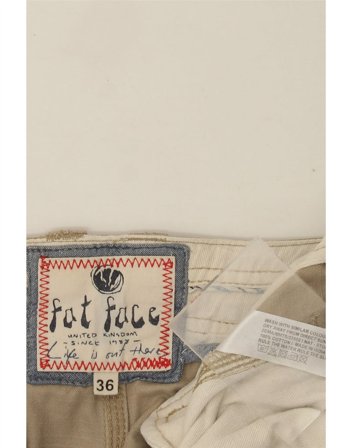 Fat Face Herren-Chinoshorts W36, Größe L, Beige, Baumwolle