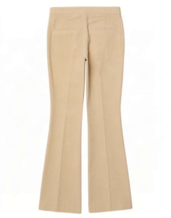 Massimo Dutti Damen Flare-Cordhose EU 38 Small W28 L35 Beige