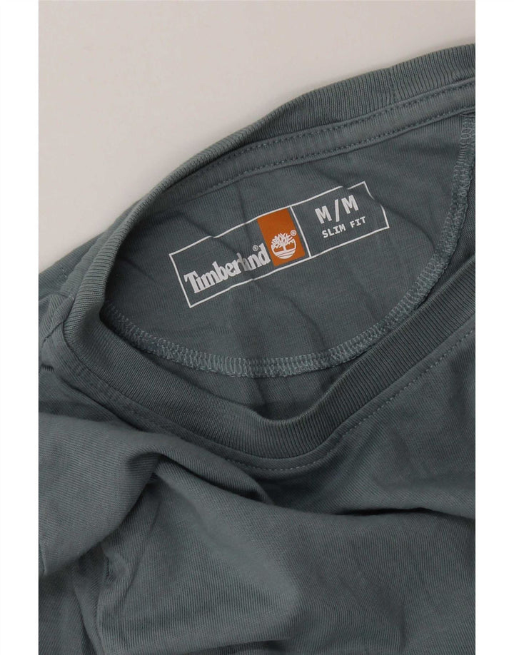 Timberland Slim Fit T-Shirt-Oberteil für Herren in Mittelblau