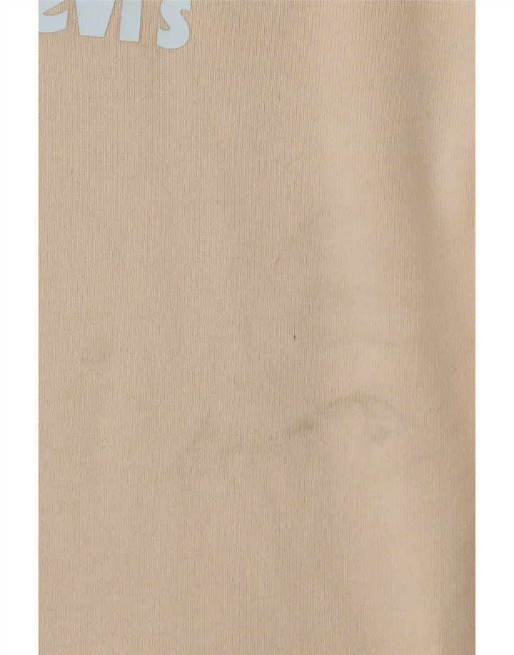 Levi's Herren-Kapuzenpullover, Größe S, beige, Baumwolle