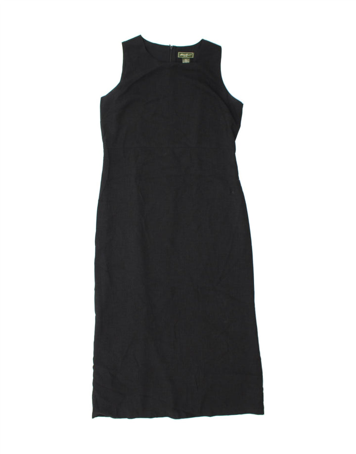 EDDIE BAUER Womens Sleeveless Maxi Dress US 12 Large Black Polyester Vintage Eddie Bauer and Second-Hand Eddie Bauer from Messina Hembry 