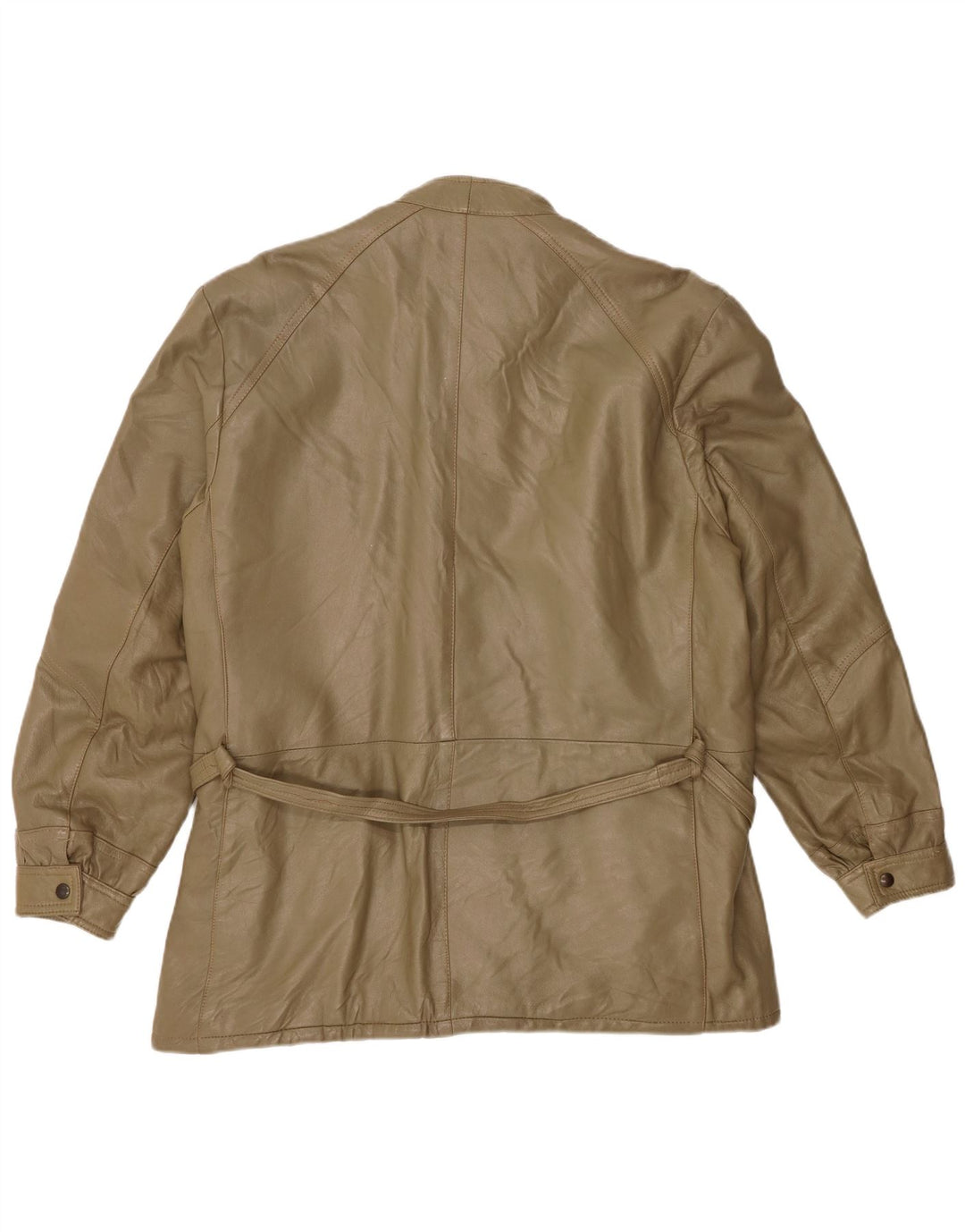 Vintage Herren UK 38 Medium Khaki Leder