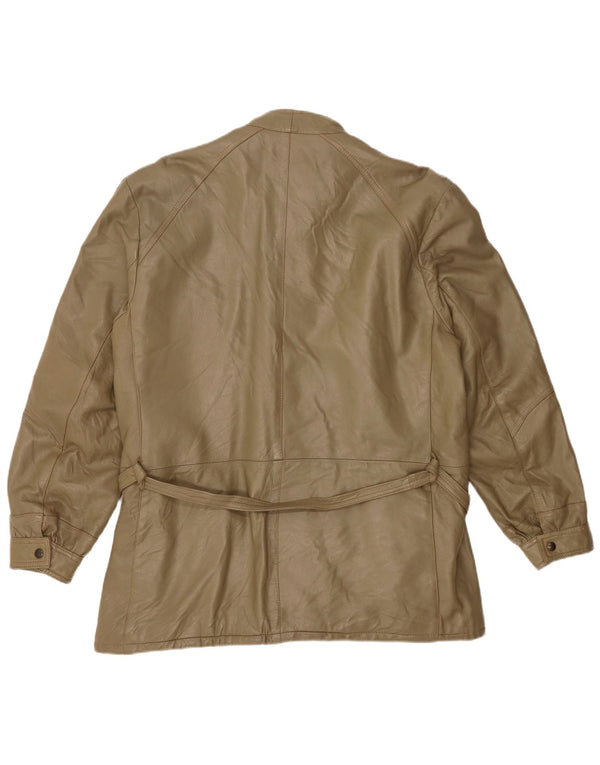 Vintage Herren UK 38 Medium Khaki Leder