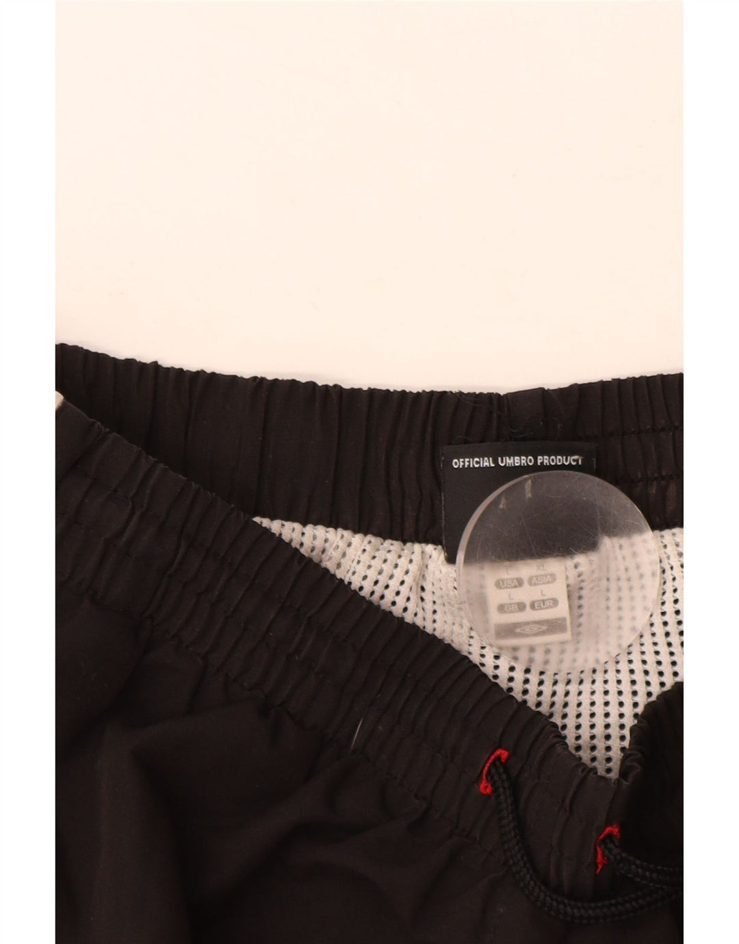 UMBRO Mens Graphic Swimming Shorts Large  Black