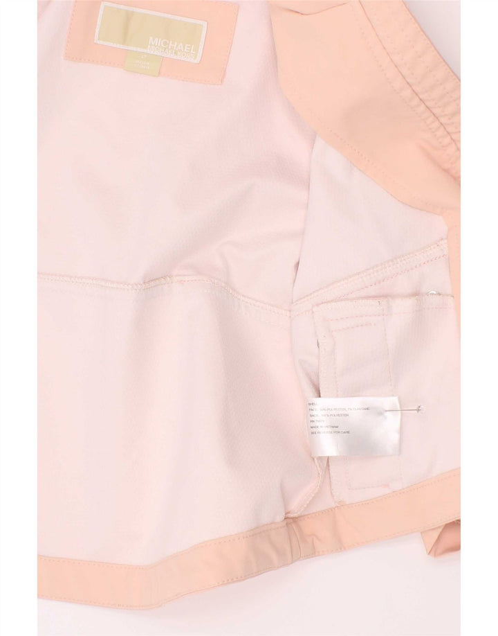 Michael Kors Mädchen-Regenjacke mit Kapuze, 3–4 Jahre, rosa, Polyester