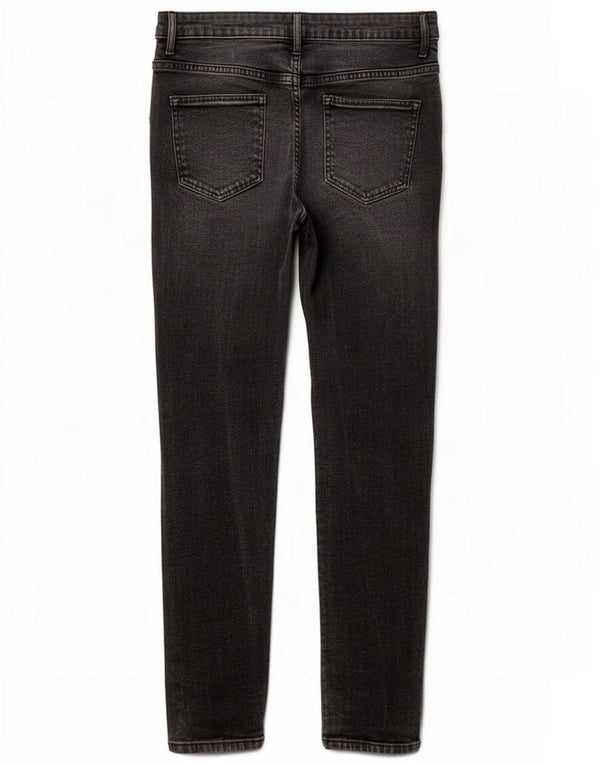 Jack Wills Damen Skinny Jeans UK 12 Medium W31 L27 Schwarze Baumwolle