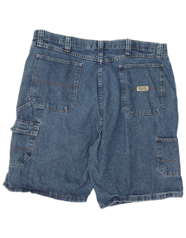 Wrangler Herren Cargo Denim Shorts W40 XL Blaue Baumwolle