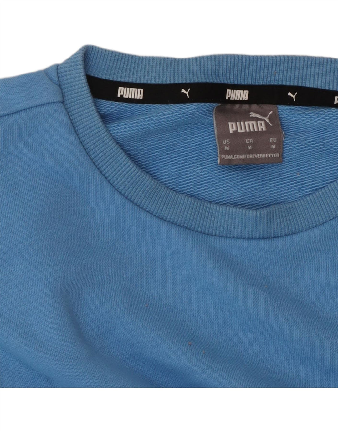 Puma Herren Sweatshirt Pullover mittelblaue Baumwolle