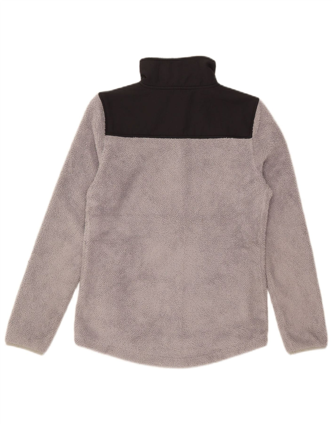Fila Damen Fleecejacke UK 6 XS Graues Colourblock-Polyester