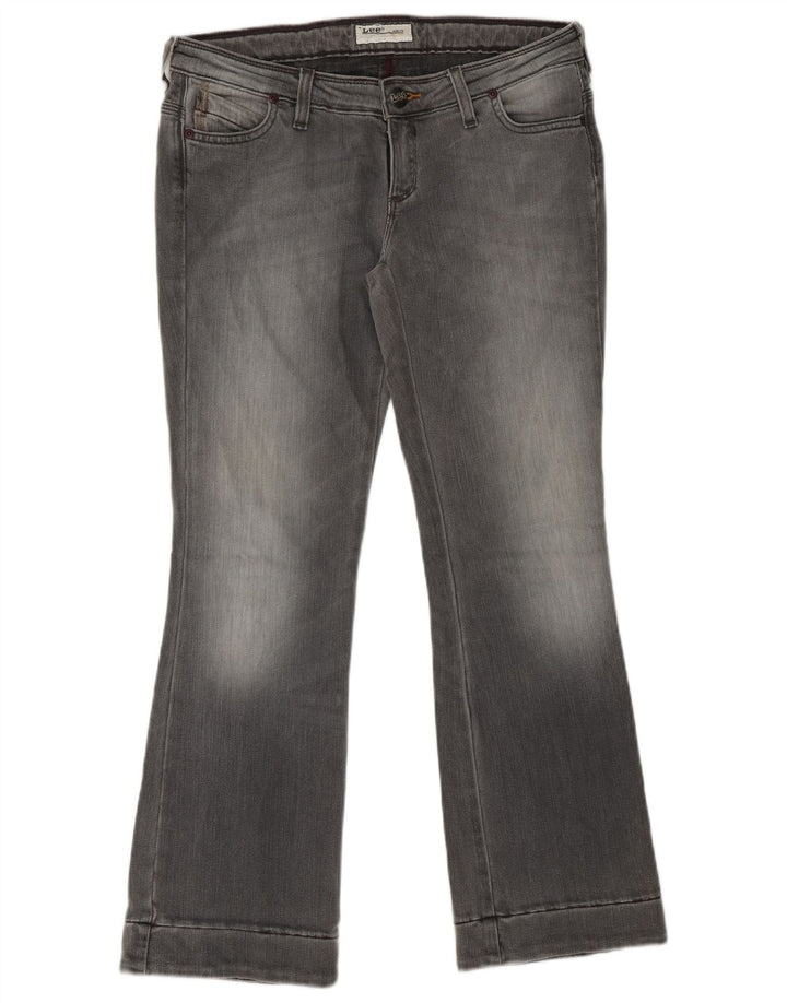 LEE Damen Bliss Crop Bootcut Jeans W29 L28 Graue Baumwolle