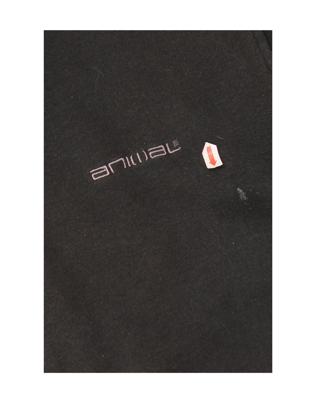 Animal Herren-Trainingsanzugoberteil mit Grafik, XL, schwarze Baumwolle