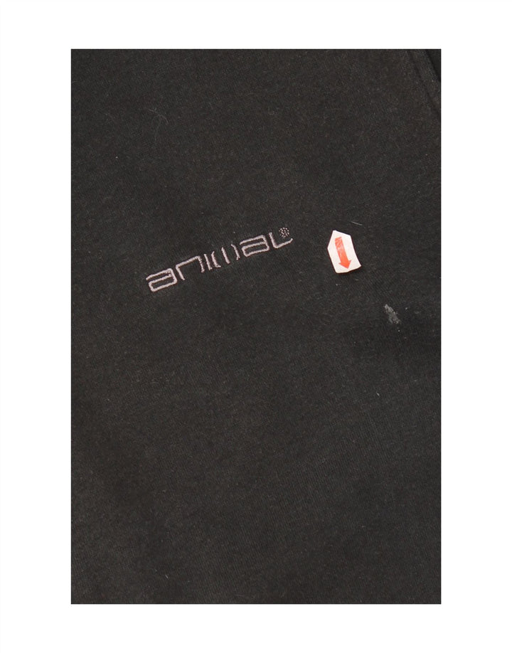 Animal Herren-Trainingsanzugoberteil mit Grafik, XL, schwarze Baumwolle