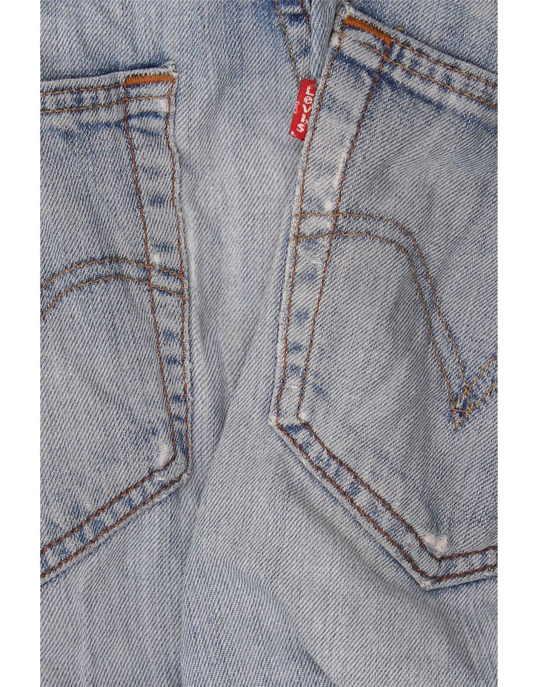 Levi's Herren 752 Straight Jeans W32 L30 Blaue Baumwolle