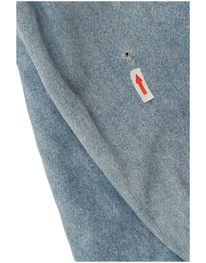 Vintage Herren Jeansjacke UK 40 Groß Blau