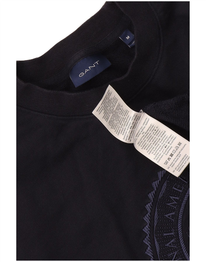 Gant Herren Grafik-Sweatshirt-Pullover, mittelmarineblaue Baumwolle